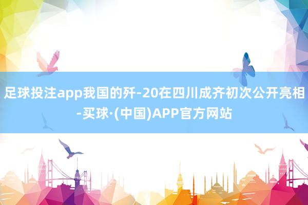 足球投注app我国的歼-20在四川成齐初次公开亮相-买球·(中国)APP官方网站