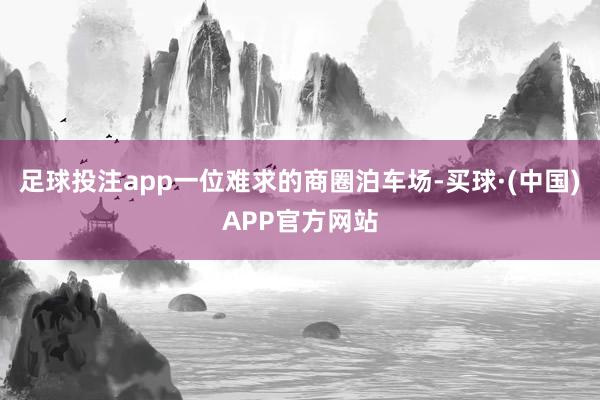 足球投注app一位难求的商圈泊车场-买球·(中国)APP官方网站